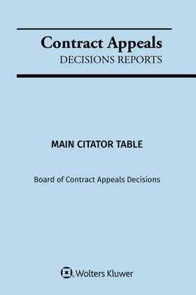 Contract Appeals Decisions
