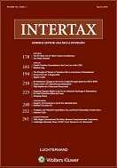 Intertax (Includes EC Tax Review)