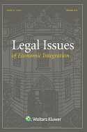 Legal Issues of Economic Integration Online by KLI/TURPIN