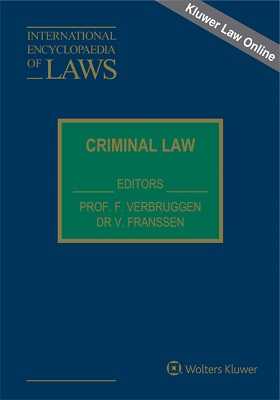 International Encyclopaedia of Laws: Criminal Law Online by KLI/TURPIN