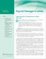Payroll Manager's Letter by Terence M. Myers ,Dorinda D. DeScherer
