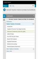 Cannabis Taxation: Federal and State Tax Guidebook by Wolters Kluwer Editorial Staff
