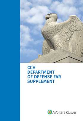Department of Defense FAR Supplement (DFARS) as of January 1, 2018