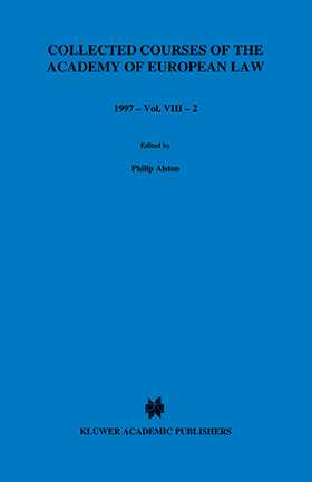 Collected Courses of the Academy of European Law/1997 Protection of Human Rights (Volume VIII, Book 2)