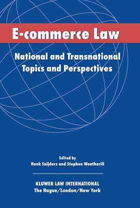 E-Commerce Law: National and Transnational Topics and Perspectives