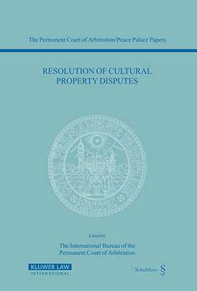 Resolution Of Cultural Property Disputes by
