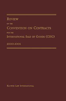 Review of Convention on Contracts for International Sale of Goods 2000-2001