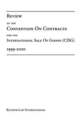 Review of the Convention of the Sale of International Goods (1999-2000)