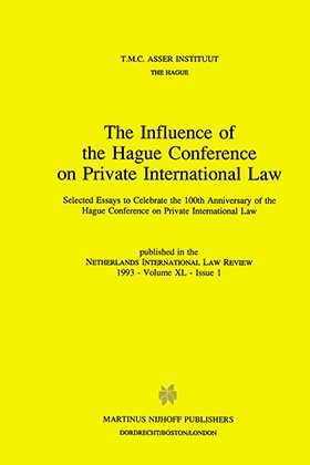 The Influence of the Hague Conference on Private International Law