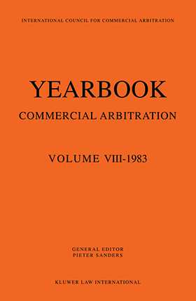 Yearbook Commercial Arbitration Volume VIII-1983