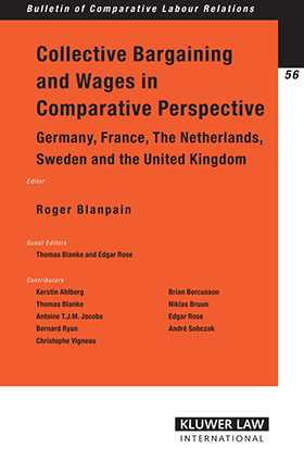 Collective Bargaining Wages in Comparative Perspective: Germany, France, tthe Netherlands, Sweden and the United Kingdom by