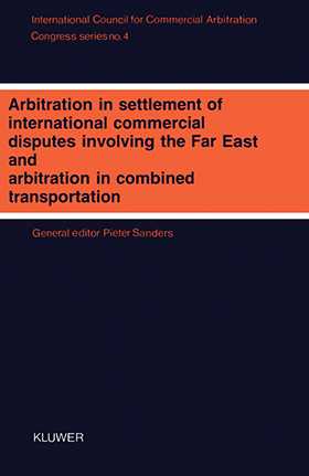Congress Series: Arbitration In Settlement Of International Vol 4