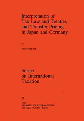 Interpretation of Tax Law and Treaties and Transfer Pricing in Japan and Germany