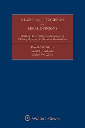 Glazer And Fitzgibbon On Legal Opinions Third Edition