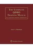 COMPLETE QDRO TRAINING MANUAL